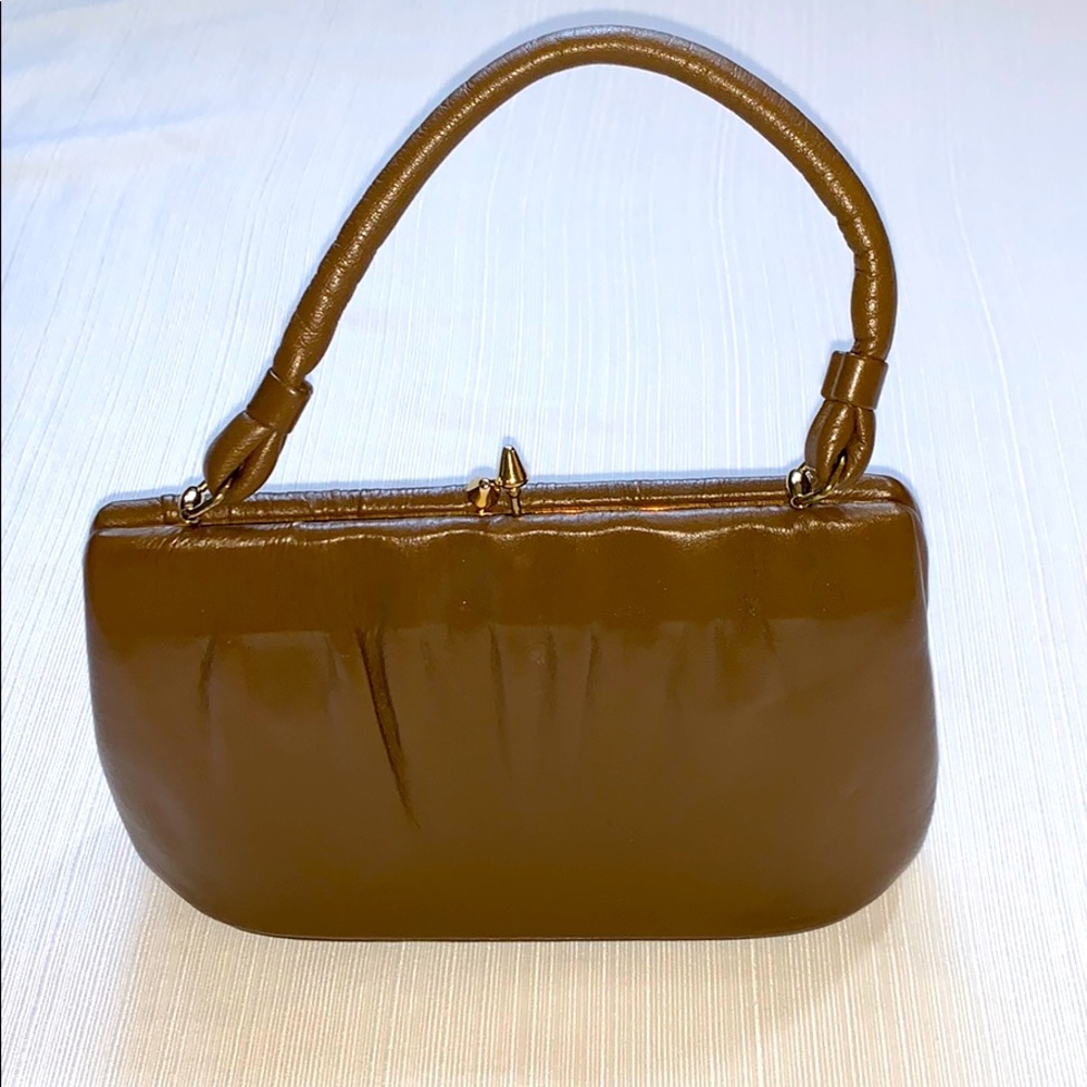 Vintage Leather Small Brown Bag